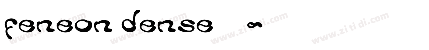 feneon dense 144字体转换